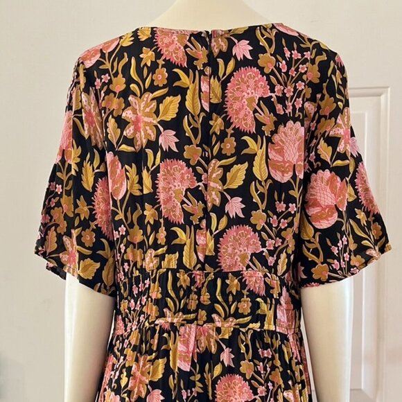 Soft Surroundings Woman's Floral Summer Marissa Tiered Maxi Dress 18P - Picture 5 of 8